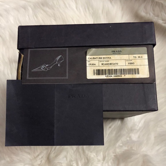 🌺🌺🌺Prada shoes size 39 1/2 black - Picture 2 of 8